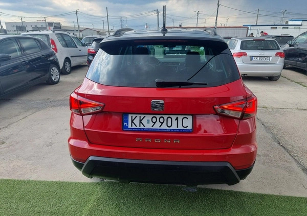 Seat Arona cena 74900 przebieg: 65619, rok produkcji 2021 z Kraków małe 137